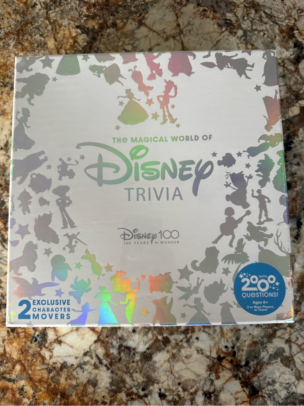 Disney Trivia Game — Multicolor Illustrated Game Board